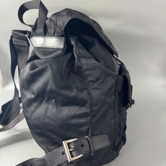 Prada Tessuto Black Nylon Backpack Bag - Picture 5 of 14